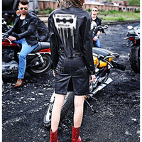 MAXMARTIN RETRO STYLE COOL MOTORCYCLE JACKET M8561J153 - Thumbnail 1