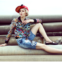 MAXMARTIN ABSTRACK PATTERN SPRING JACKET M7605J152 - Thumbnail 3