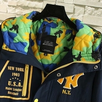 BASEBALL MLB NEW YORK 1903 USA CAMO HOODIE JACKET - Thumbnail 3