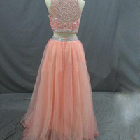 long prom dress,sparkle prom dress,discount prom dress,prom dress,sleeveless prom dress, BD14024 - Thumbnail 1