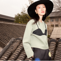 JAPANESE FASHION SEXY BRA SWEATSHIRT 15FWW061 - Thumbnail 1