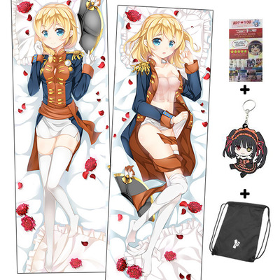 Brand new rodney - warship girls anime dakimakura japanese hugging body pillow cover h3095