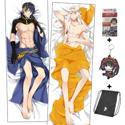 Brand new touken ranbu male anime dakimakura japanese hugging body pillow cover adp-512127