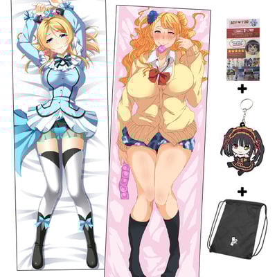 Brand new love live and blonde girl anime dakimakura japanese hugging body pillow cover adp-512128 adp-512142