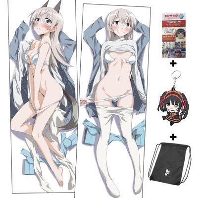 Brand new strike witches anime dakimakura japanese hugging body pillow cover adp-512065