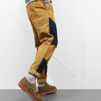 KLEPH DORAKU 3D RETRO STITCHED KHAKI SLACK PANTS - Thumbnail 1