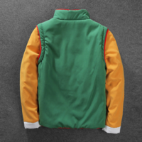 ORIGINAL JAPANESE STYLE PLATE BUTTONS PATCHWORK DRAGON BALL COAT - Thumbnail 1