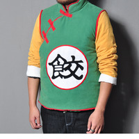 ORIGINAL JAPANESE STYLE PLATE BUTTONS PATCHWORK DRAGON BALL COAT - Thumbnail 4