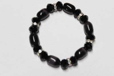 Black stretchy bracelet