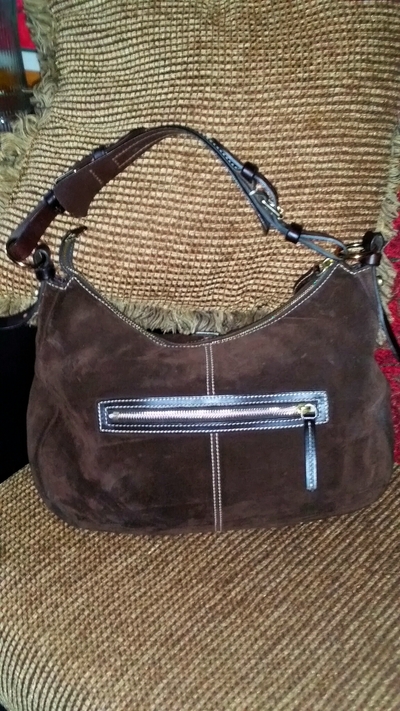 Chocolate Brown Dooney & Burke Hobo Bag