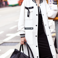 KOREAN STYLE BIG SACK STYLE LOOSE LONG COAT C1512004 - Thumbnail 4