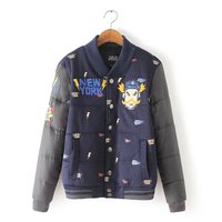 MLB BASEBALL COTTON EMBROIDERED THICK UNISEX VALENTINES JACKET - Thumbnail 1