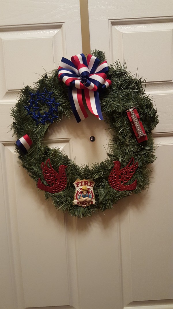 Fire Department Wreath