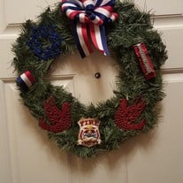 Fire Department Wreath