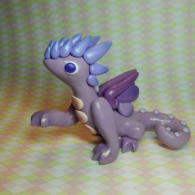 Pink purple dragon