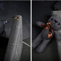 Leather iPad Air 2 iPad Mini 4 3 2 1 Cases Or Covers With Litter Bear IPCC11 - Thumbnail 2