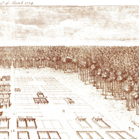 Savannah, Georgia in 1734 - Bird's Eye View, Aerial, Panorama, Vintage, Antique, Reproduction, Giclée, Fine Art, Wall Art, History - Thumbnail 4