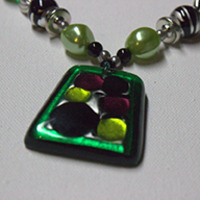 Green Chunky Necklace - Thumbnail 1