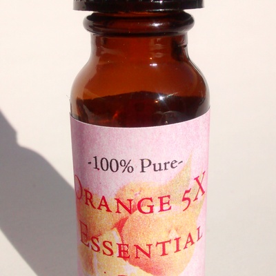 100% pure orange 5x essential oil