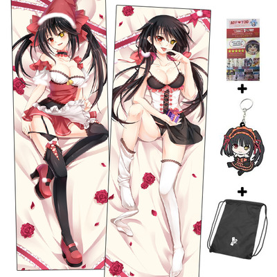 Brand new kurumi tokisaki - date a live anime dakimakura japanese hugging body pillow cover adp-512009