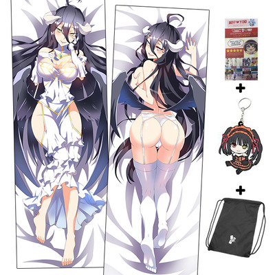 Brand new overlord anime dakimakura japanese hugging body pillow cover h3118