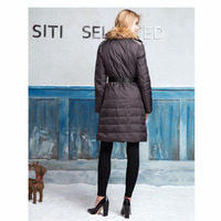 BRITISH FASHION FAUX COLORS STITCHED WINTER COAT 13DC034D - Thumbnail 4