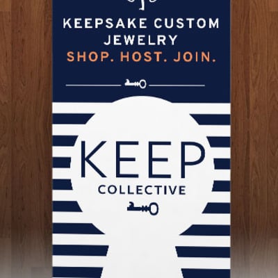 Keep collective - retractable banner