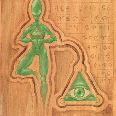 Green icon-page from the book of gosh - Thumbnail 5