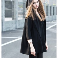 BRITISH FASHION FAUX COLORS STITCHED WINTER COAT 13DC034D - Thumbnail 4