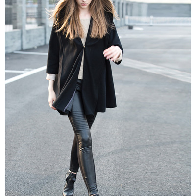 British fashion faux colors stitched winter coat 13dc034d - Thumbnail 4