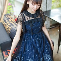 Japanese harajuku lolita stars printing dresses two-piece  - Thumbnail 2
