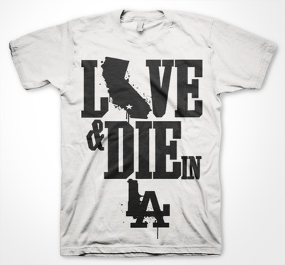 LIVE & DIE IN LA /black/white