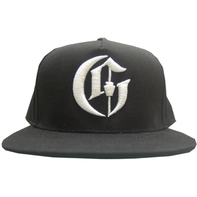 G stone snapback hat - black