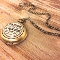 Men's I Corinthians 16:13 Pocket Watch  - Thumbnail 1