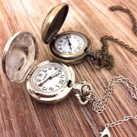 Friendship Anchored Pocket Watch Necklace - Thumbnail 3