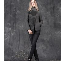 GRAY DAPPLED SHORTSMUDGED WINTER COAT S14482412 - Thumbnail 2