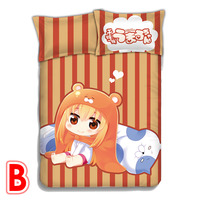 New Anime Dakimakura Japanese Bed Blanket with Two Pillow Cases - Thumbnail 2