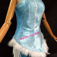 P256 periwinkle costume, corset, feather and pants - Thumbnail 1