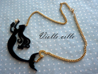 Huge mermaid necklace