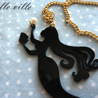 Huge mermaid necklace - Thumbnail 2