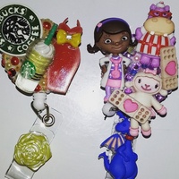 Doc Mcstuffins custom id badge holder  - Thumbnail 2