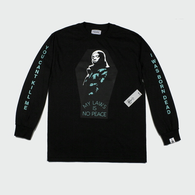 Black big l longsleeve tee