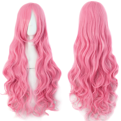 Japanese harajuku pink curly hair wig