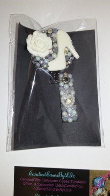 Id Badge reel holder white on white