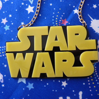 Huge star wars necklace
