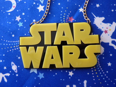 Huge star wars necklace
