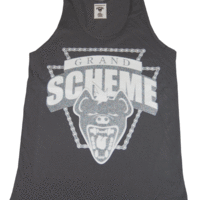 GS Reflective Logo Tank Top - Asphalt  - Thumbnail 1