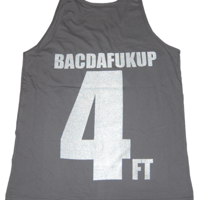 Gs reflective logo tank top - asphalt 