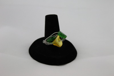 Swarovski Buttercup Tulip Wire Wrapped Ring 