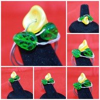 Swarovski Buttercup Tulip Wire Wrapped Ring  - Thumbnail 1